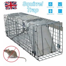 Large Humane Live Animal Trap Cage for Rabbit, Raccoons, Cat, Opossums, Squirrel