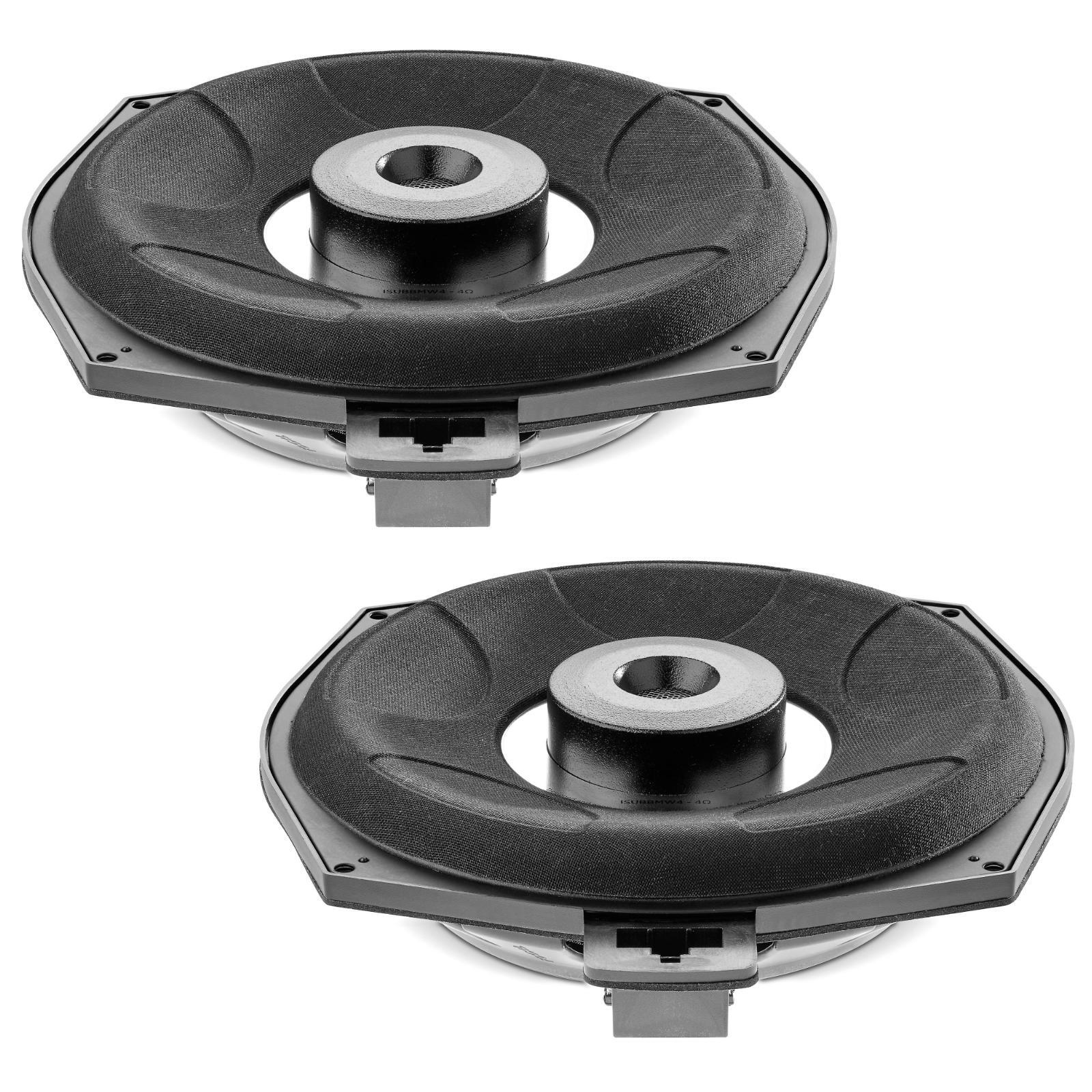 Focal ISUB BMW Inside Series Direct Fit Subs Under Seat Subwoofers 2ohm