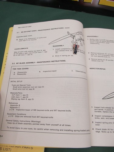 Ejército de EE. UU. Edición Original M6 y M7 Manual de Soporte Multiusos - Imagen 7 de 10