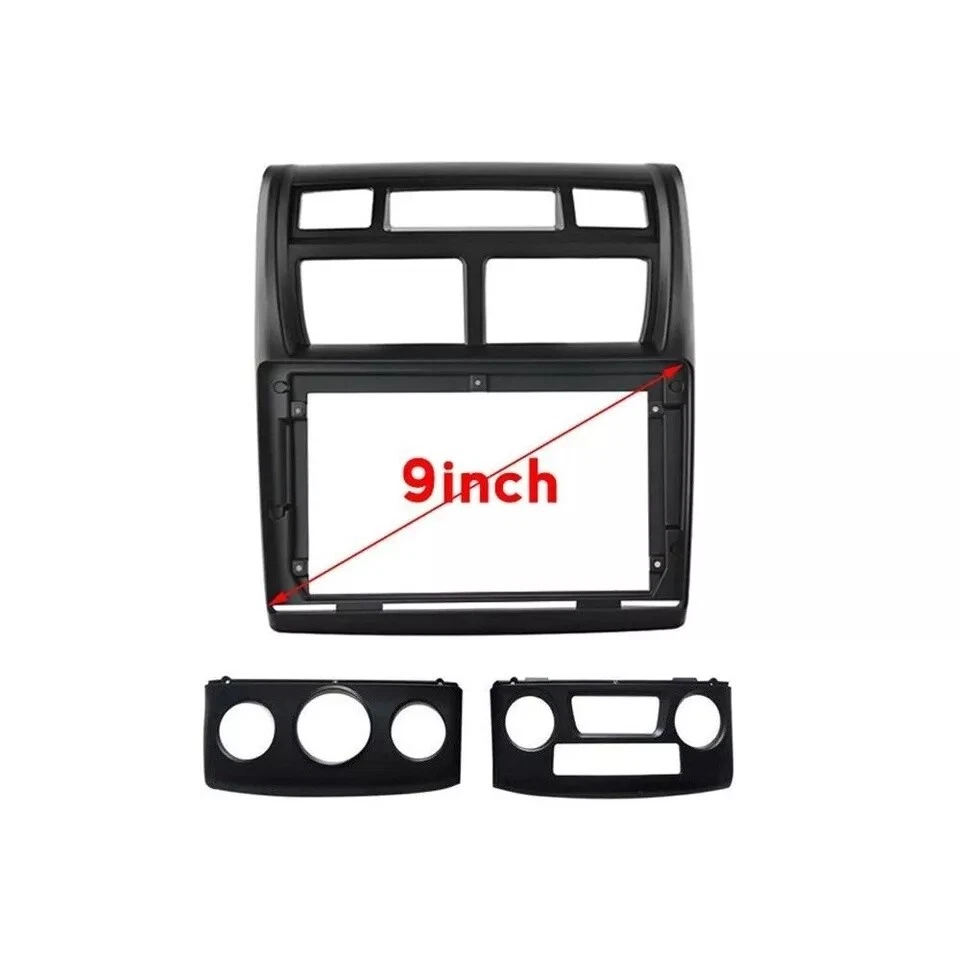 Ajuste para KIA Sportage 2007-2016 carro rádio estéreo acabamento painel fáscia quadro de 9 polegadas - Imagem 4 de 4