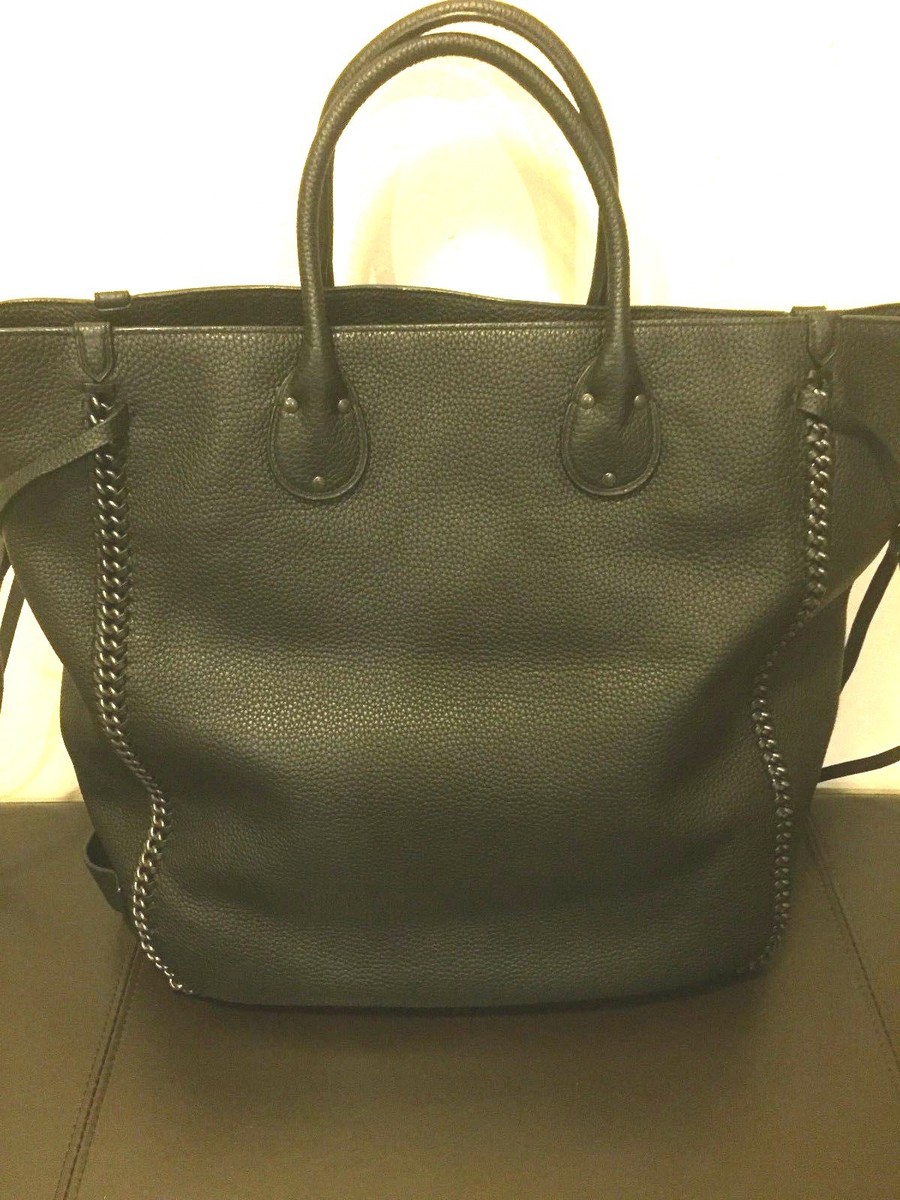 COACH ☆Tatum Studded Tote Bag F34771 Coach Tatum Studded Tall Tote in Pebbled Leather Black