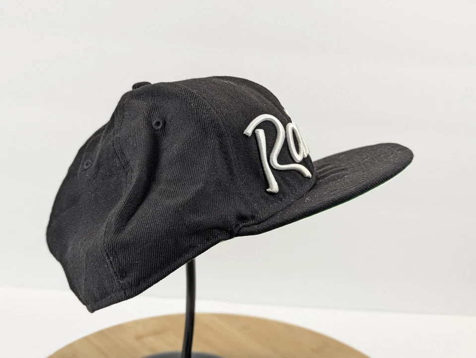 Gorra Oakland Las Vegas Raiders Snap Back para hombre negra New Era 9Fifty NFL Foto 3 de 4