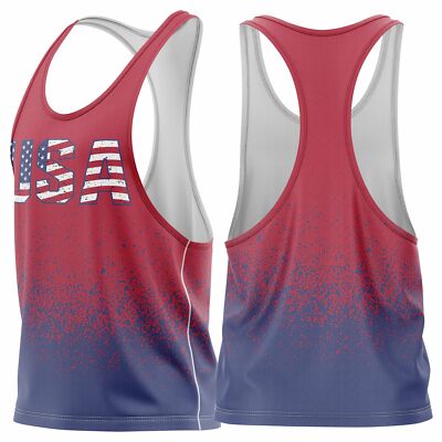 USA Stringer Weste Gym Westen Herren Gym Top Ärmellos Bodybuilding Muskel Fitness