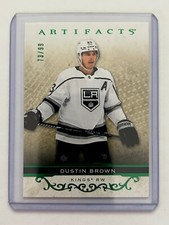 2021-22 Upper Deck Artifacts Emerald Parallel /99 Dustin Brown #58 LA Kings