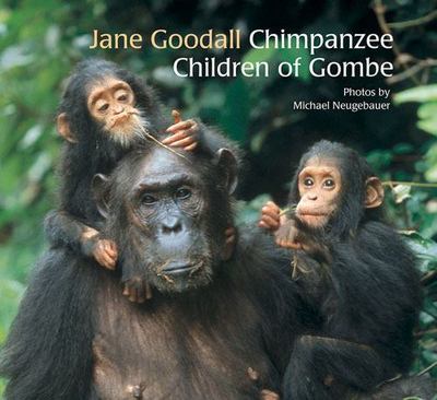 Chimpanzee Children of Gombe by Jane Goodall 1st / 1st HCDJ ex. lib