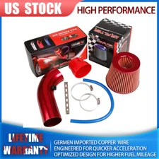 Cold Air Intake Filter Pipe Induction Kit Power Flow Hose System Car Accessories