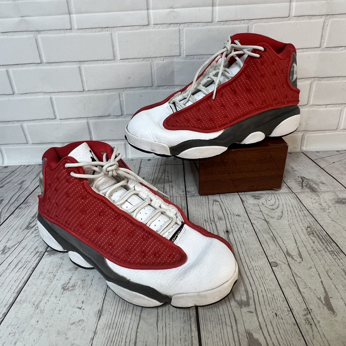 Nike Air Jordan Retro 13 Mens Size 8 Gym Red/Flint Grey Mid 