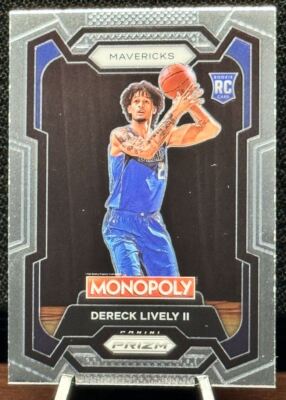 Dereck Lively II 2023-24 Panini Prizm Monopoly Rookie Card RC #24 Dallas