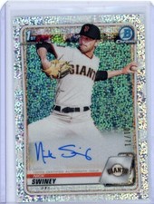 2020 Bowman Draft Chrome Picks Sparkle Refractor /71 Nick Swiney #CDA-NS Auto