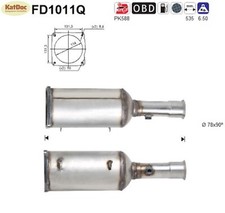 ✅ Ruß-Partikelfilter für Citroen C8,Fiat Ulysse, Lancia, Peugeot,Silizium,Euro 4