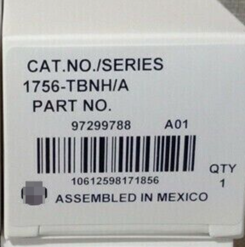 Morsettiera nuova sigillata in fabbrica AB 1756-TBNH SER A