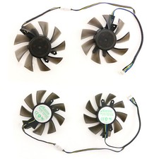 1 Pair Replacement Cooling Fan Cooler Fan for ASL RTX2060 2070 6GB Graphics Card