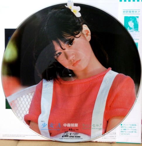 Akina Nakamori Seventeen 1982 Reprise Picture Disk Japan12" Obi City Pop Vinyl - Picture 3 of 5