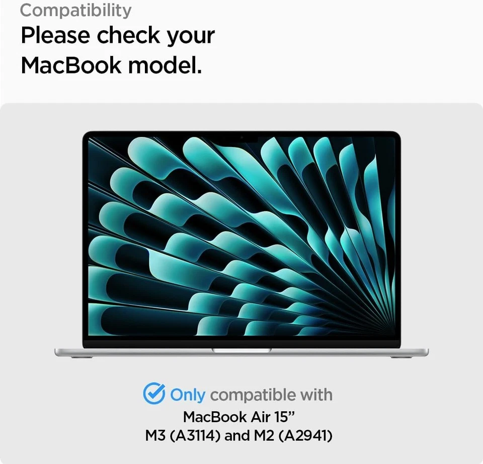 Funda Spigen [Urban Fit] para MacBook Air 15" (M3, 2024) / (M2, 2023) Foto 2 de 4