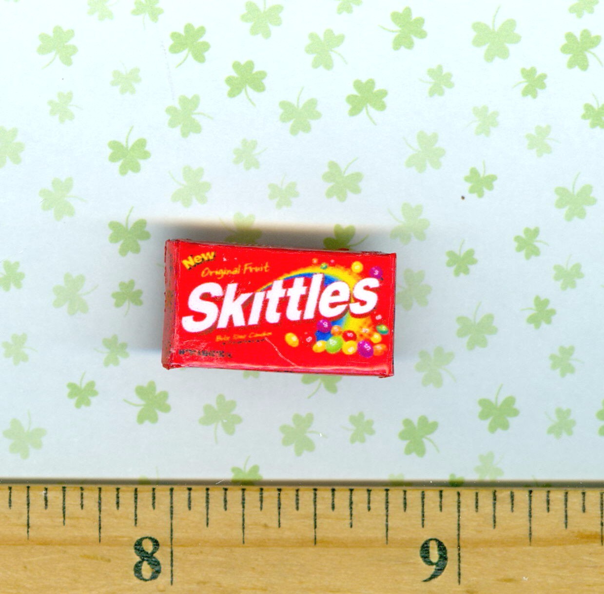 Dollhouse Miniatue Size Colorfull Rainbow Candy Box