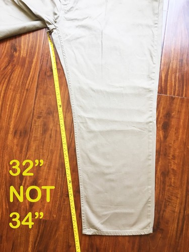 Levi's Men's NWT Big & Tall 559 Relaxed Straight IR Pre-Worn Khaki 56 X 32 - Picture 2 of 13
