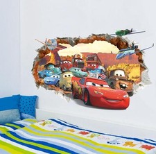New Disney Cartoon Lightning Mcqueen Cars Huge Wall Stickers Kids Home Decor Usa New Disney Cartoon Lightning Mcqueen Cars Huge Wall Stickers Kids Home Decor Usa