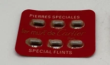 Cartier Genuine NOS  OEM Lighter Flints 1 Pack of 6 Flints - Ships FAST from USA