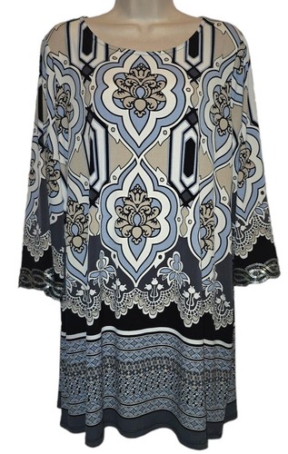 Blouse Entity By Daniel Benjamin Taille 1X - Imprimé Zèbre Noir Et Blanc - Made In USA