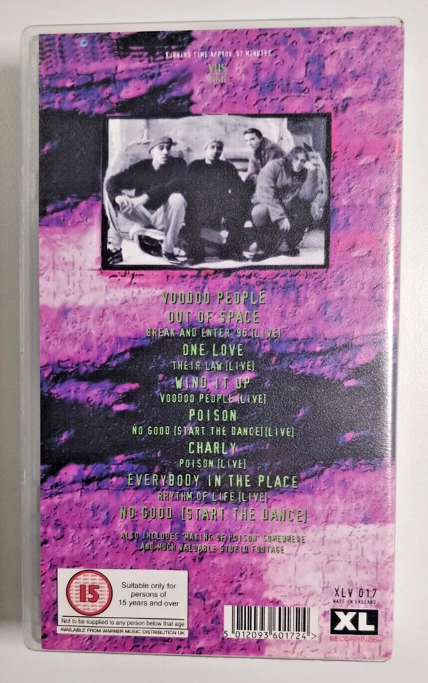 🖤 The Prodigy 🖤 Electronic Punks 🖤 VHS Cassette 🖤 Top Zustand 🖤 Rar - Bild 2 von 4
