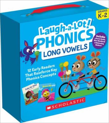 Laugh-A-Lot Phonics: Long Vowels: 12 Engaging Books Early Readers K-2 NEW