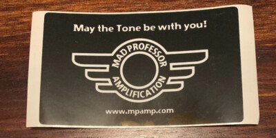 Mad Professor Amplification May The Tone Be With You Sticker / Decal