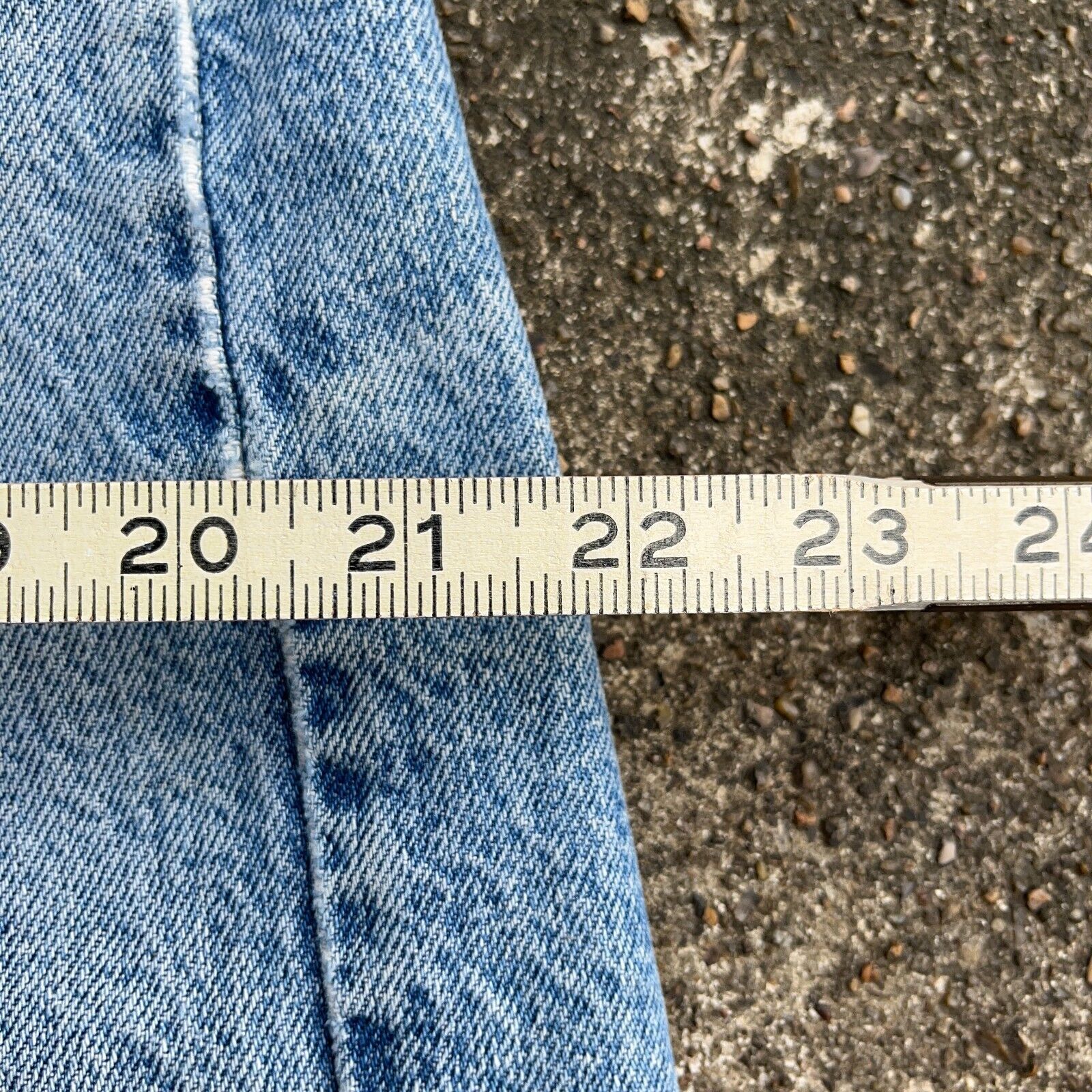 VTG Levis Jeans Mens Actual 33X29 505 Straight 90… - image 10