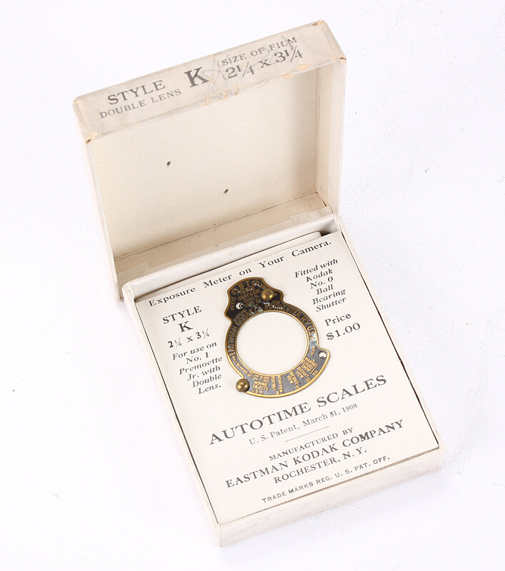 KODAK AUTOTIME SCALES FOR CAMERA SHUTTERS TYPE K/cks/204032