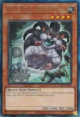 Super-Nimble Mega Hamster - RA02-EN004 - Ultimate Rare - NM/M