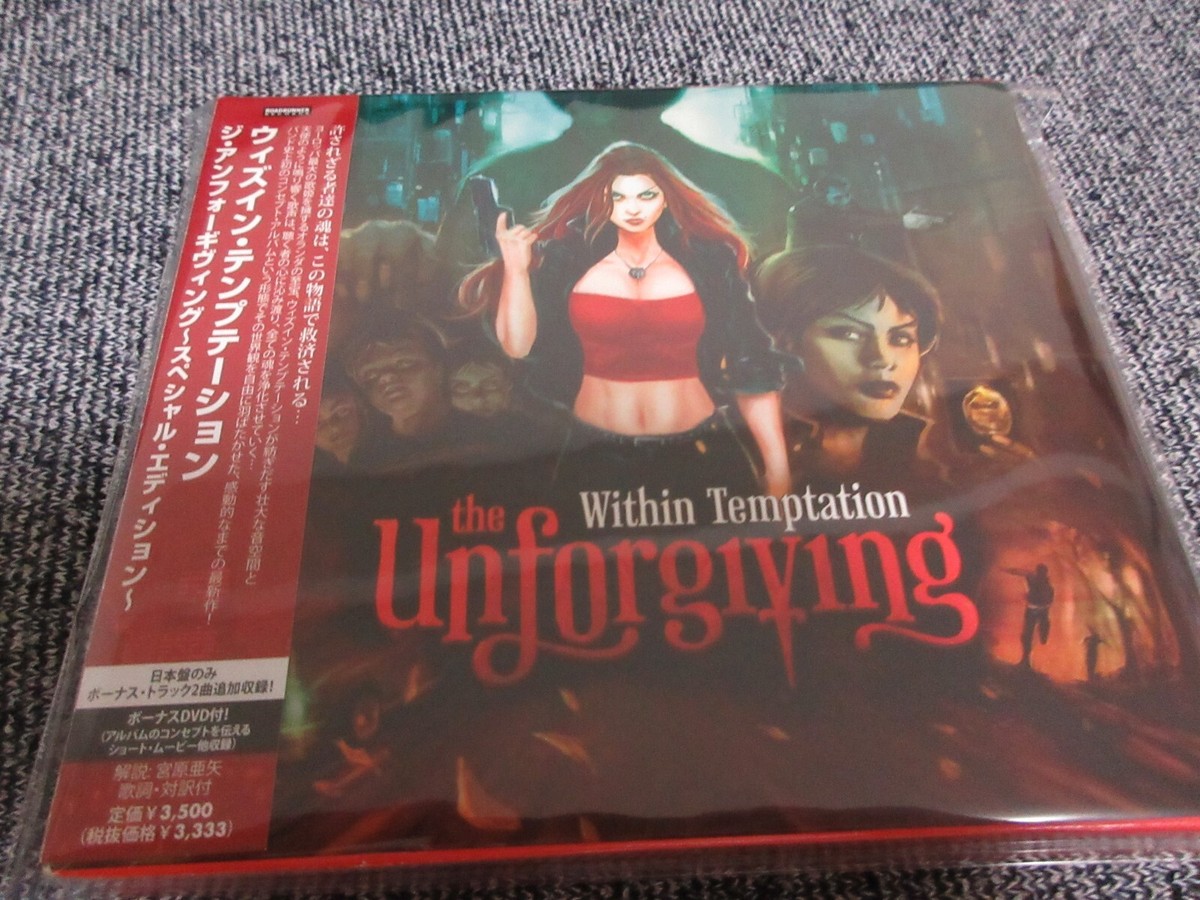 Within Temptation / the unforgiving /JAPAN LTD CD&DVD OBI poster