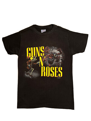 1987 Banned Guns N Roses Appetite For Destruction Tour T-Shirt