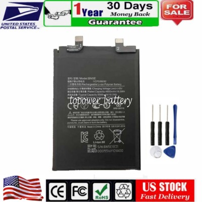 BN5E Replace Battery For Xiaomi Redmi Note 11 Pro 5000 mAh 19.3WH + Free Tools