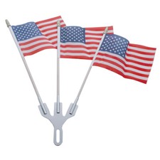 United Pacific Flag Holder U.s.a. Flagsvintage Style License Plate Topper-1 Set