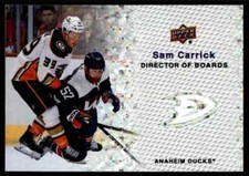 2023-24 UPPER DECK DIRECTOR OF BOARDS SAM CARRICK ANAHEIM DUCKS #DB-3