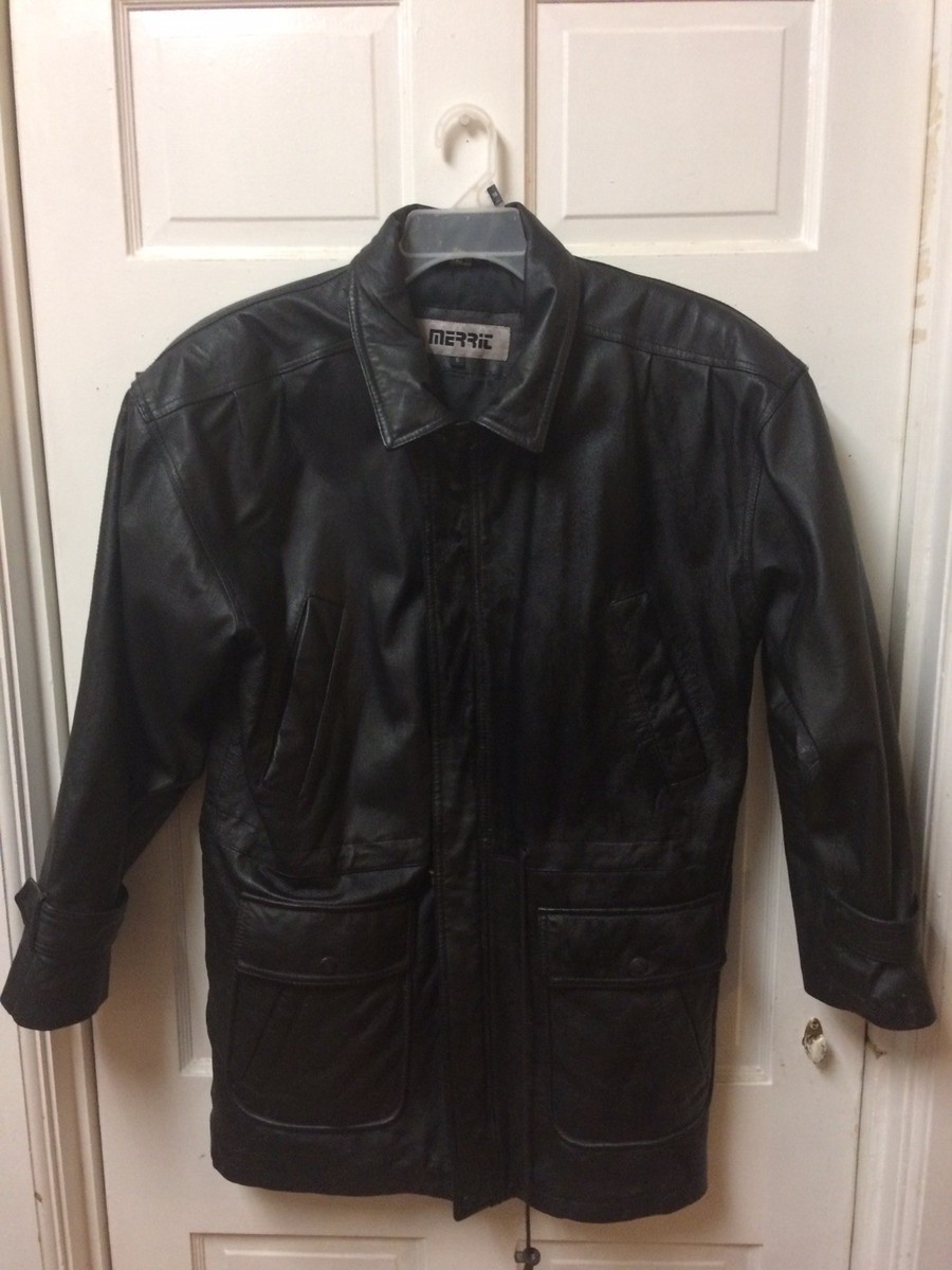 ボンバー3個 Merric Unisex 100% Genuine Leather Coat | eBay