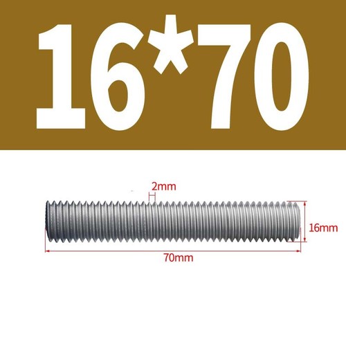 A2 Stainless Steel Threaded Rod Full Thread Studding Bar M10 M12 M14 M16 M18 M20 - Picture 83 of 133