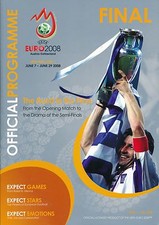 EURO 2008 FINAL Germany v Spain - Official English Language edition programme