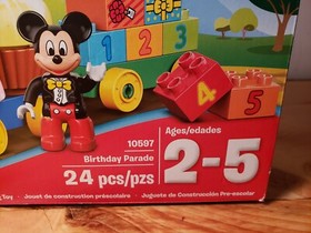 Lego Duplo Disney 10597 Birthday Parade 24pcs New Sealed 2015 Mickey Minnie..