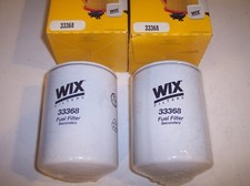 33368 Wix Fuel Filter - Secondary - Made in the USA Lot of 2
