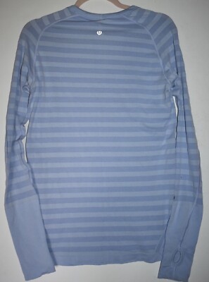 Lululemon Blue Swiftly Tech Long Sleeve Crew Size 12 | eBay