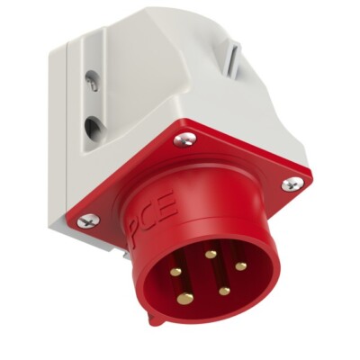 16A CEE Wandgerätestecker IP44 5-polig 16 A Stecker Gerätestecker 5p PCE 515-6