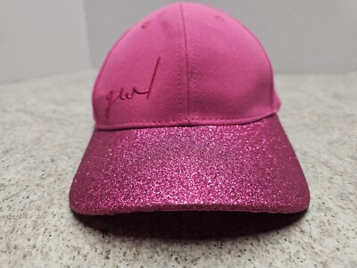 Pink Sparkly ''Girl'' Strap Back Ball Cap NWT