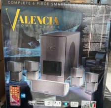 New Valencia 6 piece home theater system black