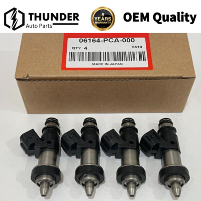 4 X NEW FUEL INJECTORS 06164-PCA-000 For 1999-2001 CR-V 2.0L