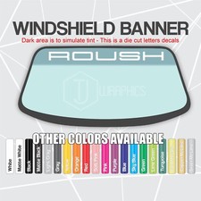 Roush Racing Windshield Banner Decal Fits Mustang Vinyl Sticker