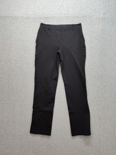 Quince Women Dress Pant S Black Flat Front Straight Leg Slash Pocket Officewear