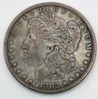 1882 Morgan Silver Dollar F VF Philadelphia Mint USA .900 $1 90% Silver