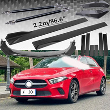 For Mercedes-benz A200 Carbon Fiber Front Bumper Lip Splitters Side Skirtstrut For Mercedes-benz A200 Carbon Fiber Front Bumper Lip Splitters Side Skirtstrut