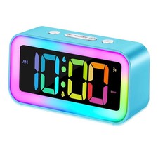 Cadmos Loud Alarm Clock for Bedrooms with Dynamic RGB Night Light,Heavy Slee...