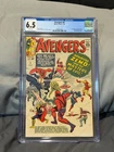 The Avengers #6 - CGC Graded 6.5 - First App Baron Zemo & Masters of Evil